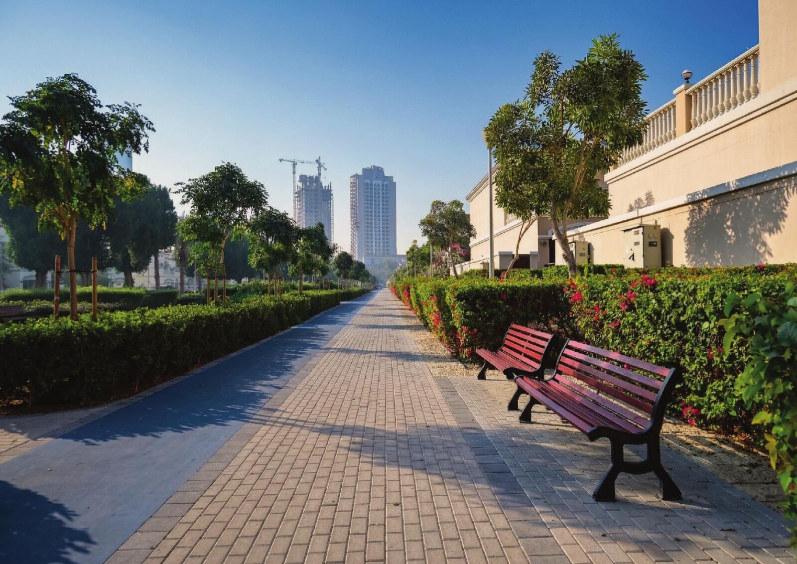 KTC landscaped park in Dubai