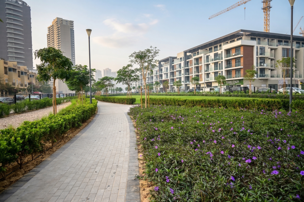 Garden landscaping